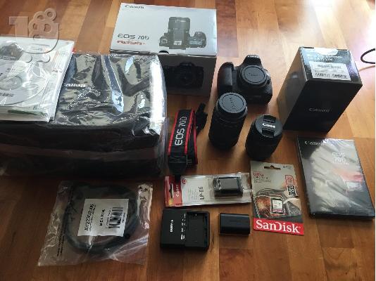 PoulaTo: Canon EOS 70D 20.2 MP ψηφιακή φωτογραφική μηχανή SLR - Μαύρο
